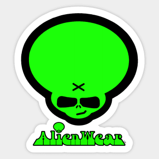 Smirking Alien 2 Sticker